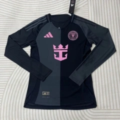 25-26 Inter Milan away long sleeved jersey player version 1:1 Thai quality football shirt