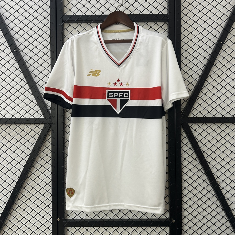 25/26 Sao Paulo Home Shirt 1:1 Thai qualityS-4XL