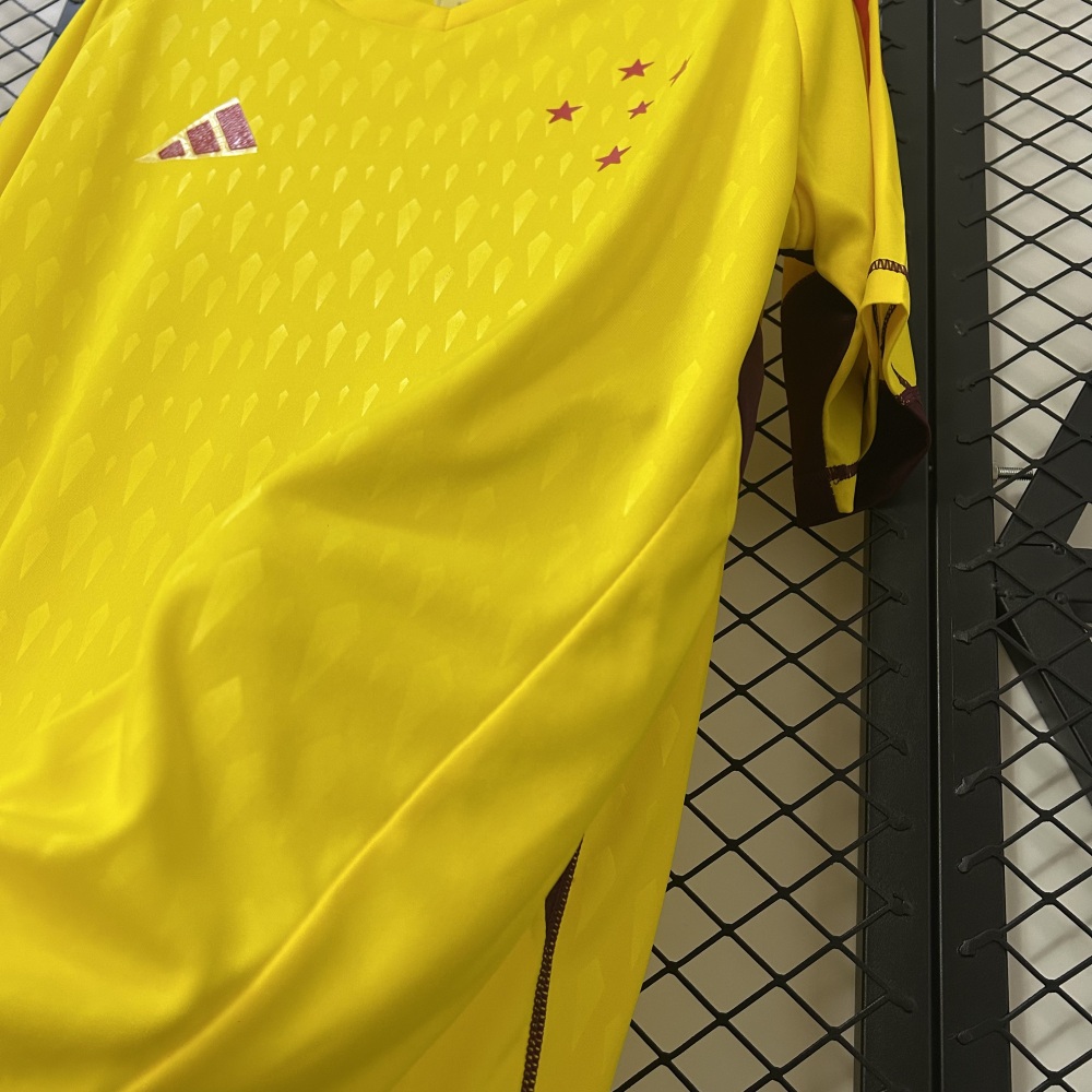 24/25 Cruzeiro Limited Edition Goalkeeper Yellow Jersey  1:1 Thai quality S-4XL