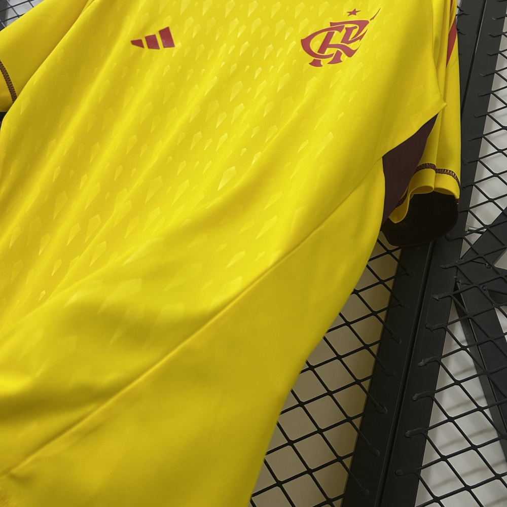 24/25 Flamengo Limited Edition Goalkeeper Yellow Jersey  1:1 Thai quality S-4XL