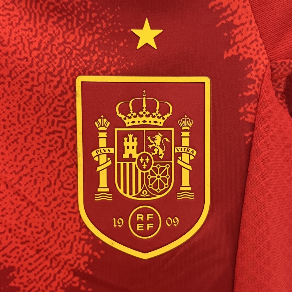24/25 kids Spain home Jersey Kits(Jersey+Shorts) 1:1 Thai Quality