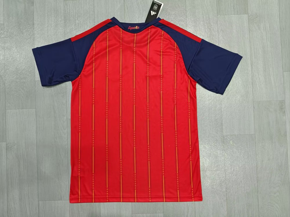 25/26  Spain Home Jersey  1:1 Thai quality S-4XL