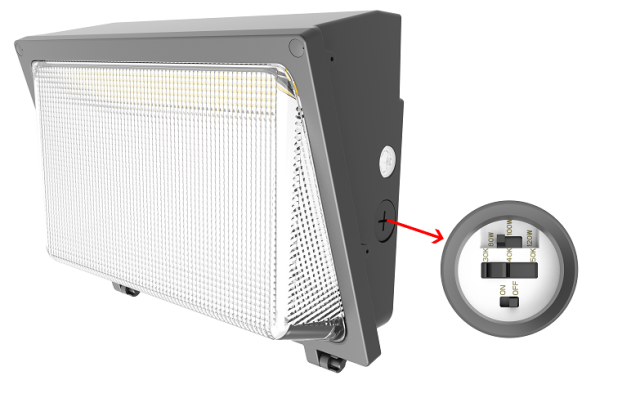 LED Wall Pack - Semi-cutoff