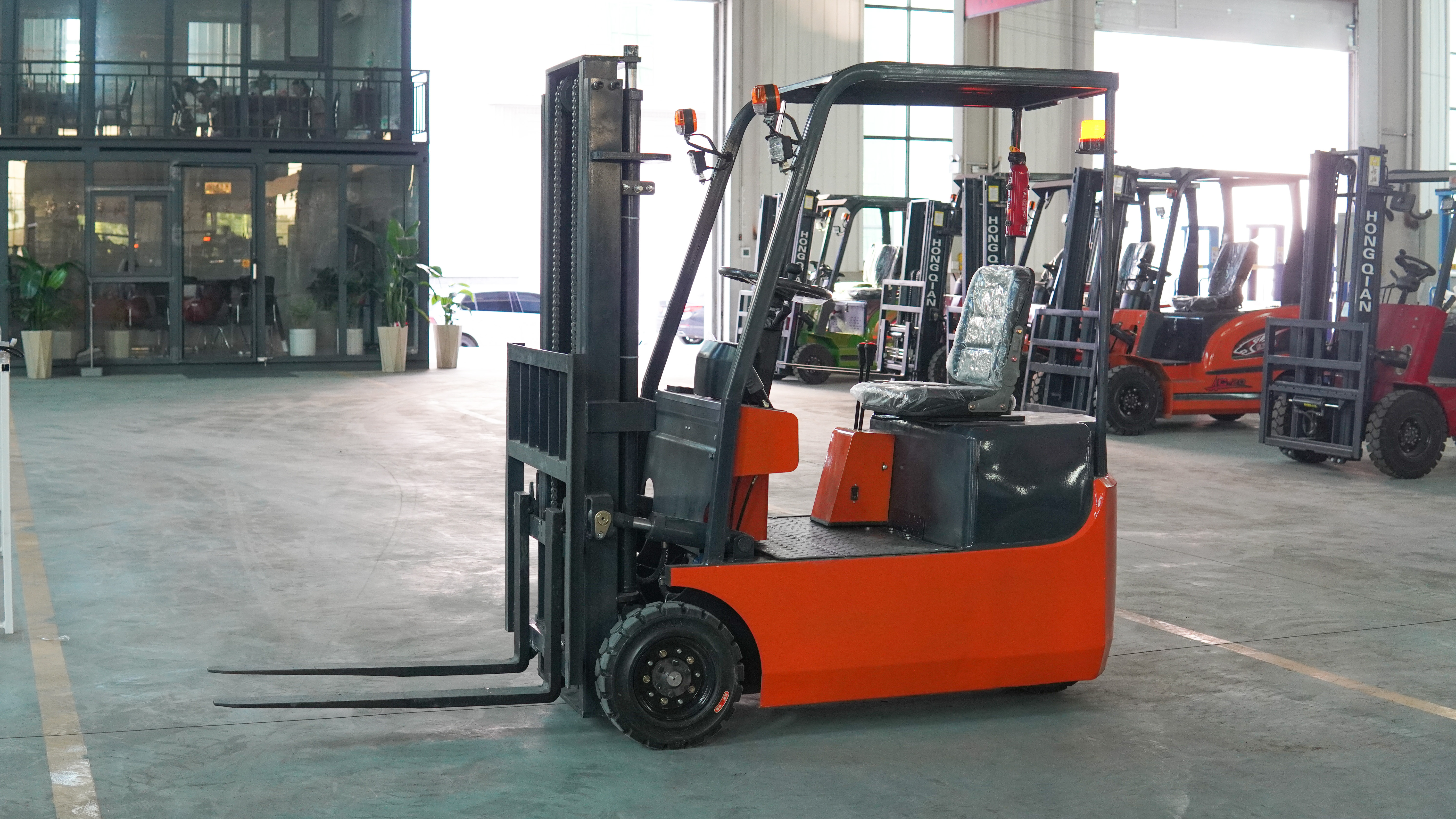 Three-Wheeled Electric Forklift,Manufacturer of Skid Steer Attachments, Forestry Mulcher, Remote Control Lawn Mower ...