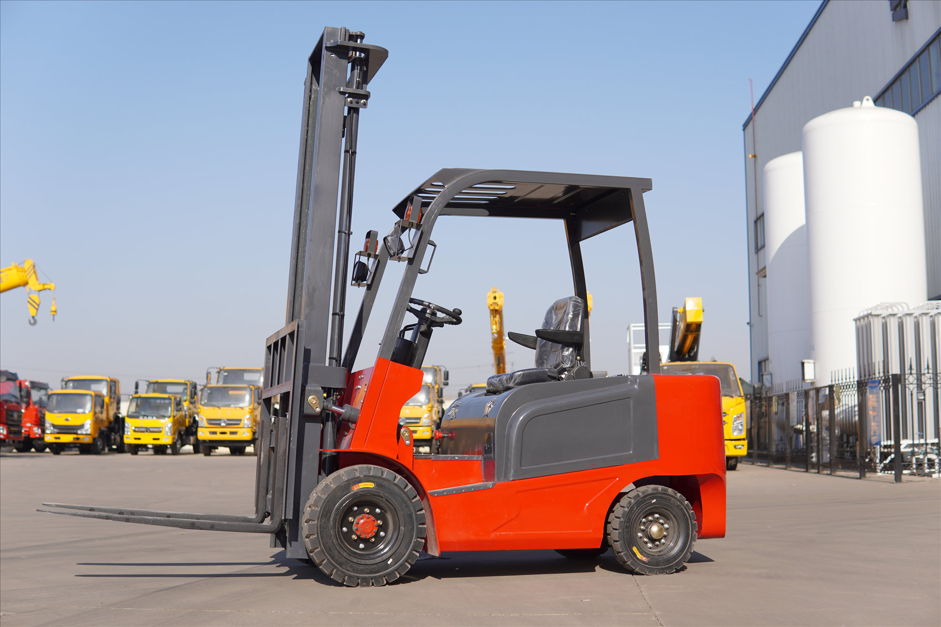 Fast delivery Lithium Battery 3 ton 5 ton Forklift Electric Forklift Hydraulic Fork Lift Truck 3m 4m 5m,Manufacturer of Skid Steer Attachments, Forestry Mulcher, Remote Control Lawn Mower ...