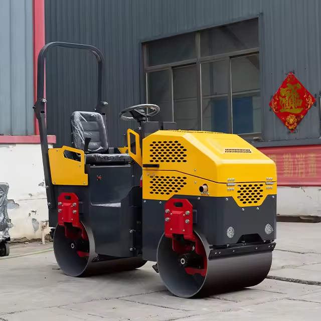 Mini Vibratory Roller 1 Ton | Road Roller Machine,Manufacturer of Skid Steer Attachments, Forestry Mulcher, Remote Control Lawn Mower ...
