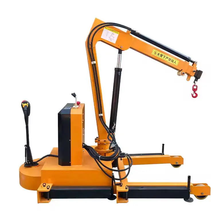 Hydraulic floor crane 1 Ton,Manufacturer of Skid Steer Attachments, Forestry Mulcher, Remote Control Lawn Mower ...