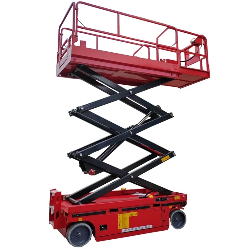 Hydraulic scissor lift aerial work platform,Manufacturer of Skid Steer Attachments, Forestry Mulcher, Remote Control Lawn Mower ...