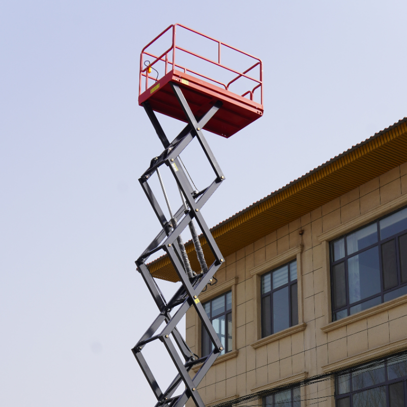 Hydraulic scissor lift aerial work platform,Manufacturer of Skid Steer Attachments, Forestry Mulcher, Remote Control Lawn Mower ...