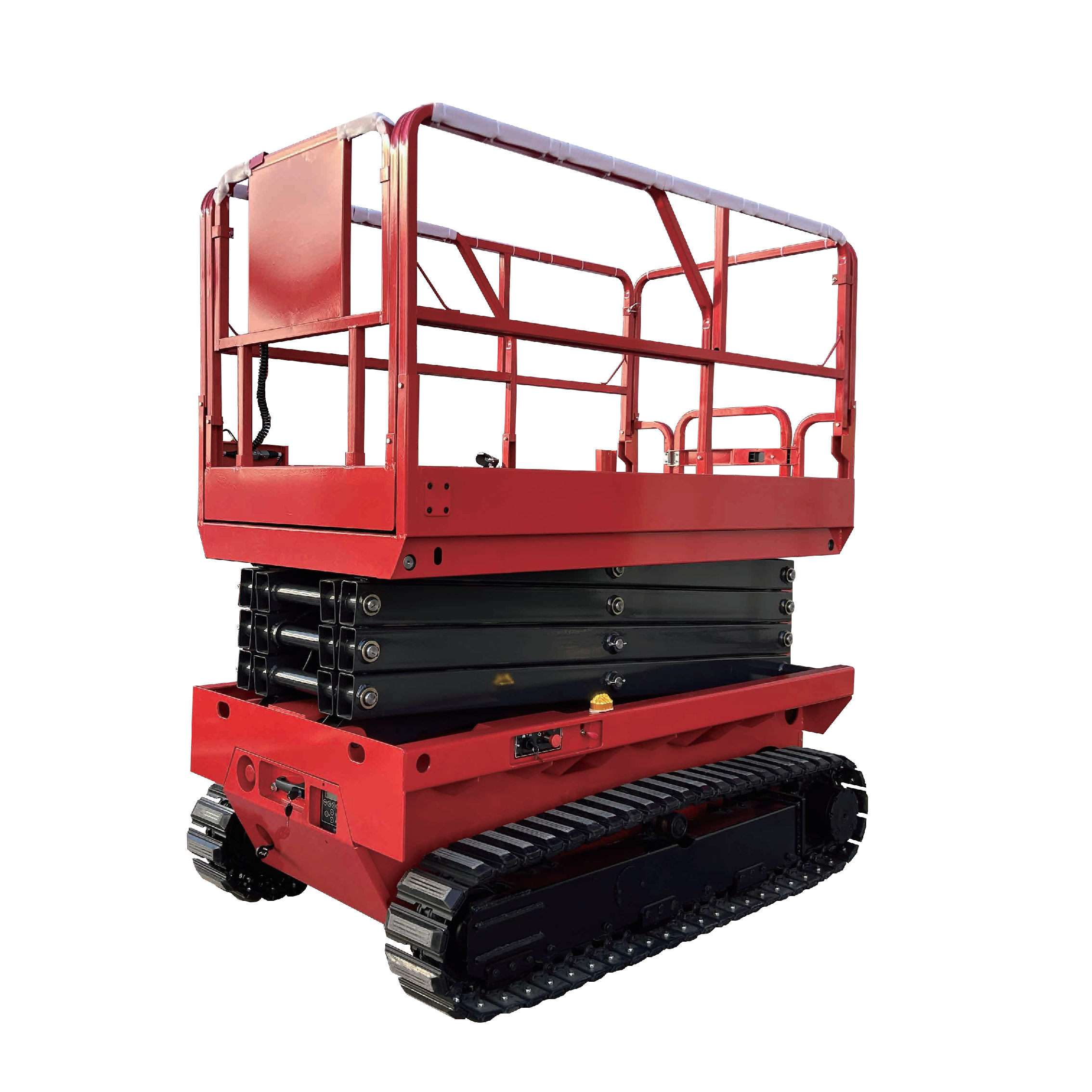 Crawler hydraulic scissor lift,Manufacturer of Skid Steer Attachments, Forestry Mulcher, Remote Control Lawn Mower ...