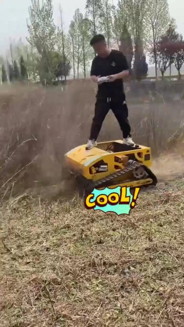 Remote control lawn mower with GPS,Manufacturer of Skid Steer Attachments, Forestry Mulcher, Remote Control Lawn Mower ...