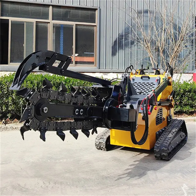 Mini Skid Steer Loader with Kinds of Attachments,Manufacturer of Skid Steer Attachments, Forestry Mulcher, Remote Control Lawn Mower ...
