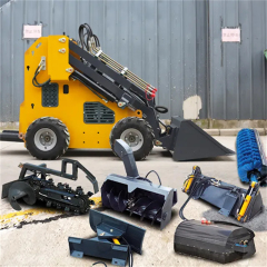Mini Skid Steer Loader with Kinds of Attachments,Manufacturer of Skid Steer Attachments, Forestry Mulcher, Remote Control Lawn Mower ...