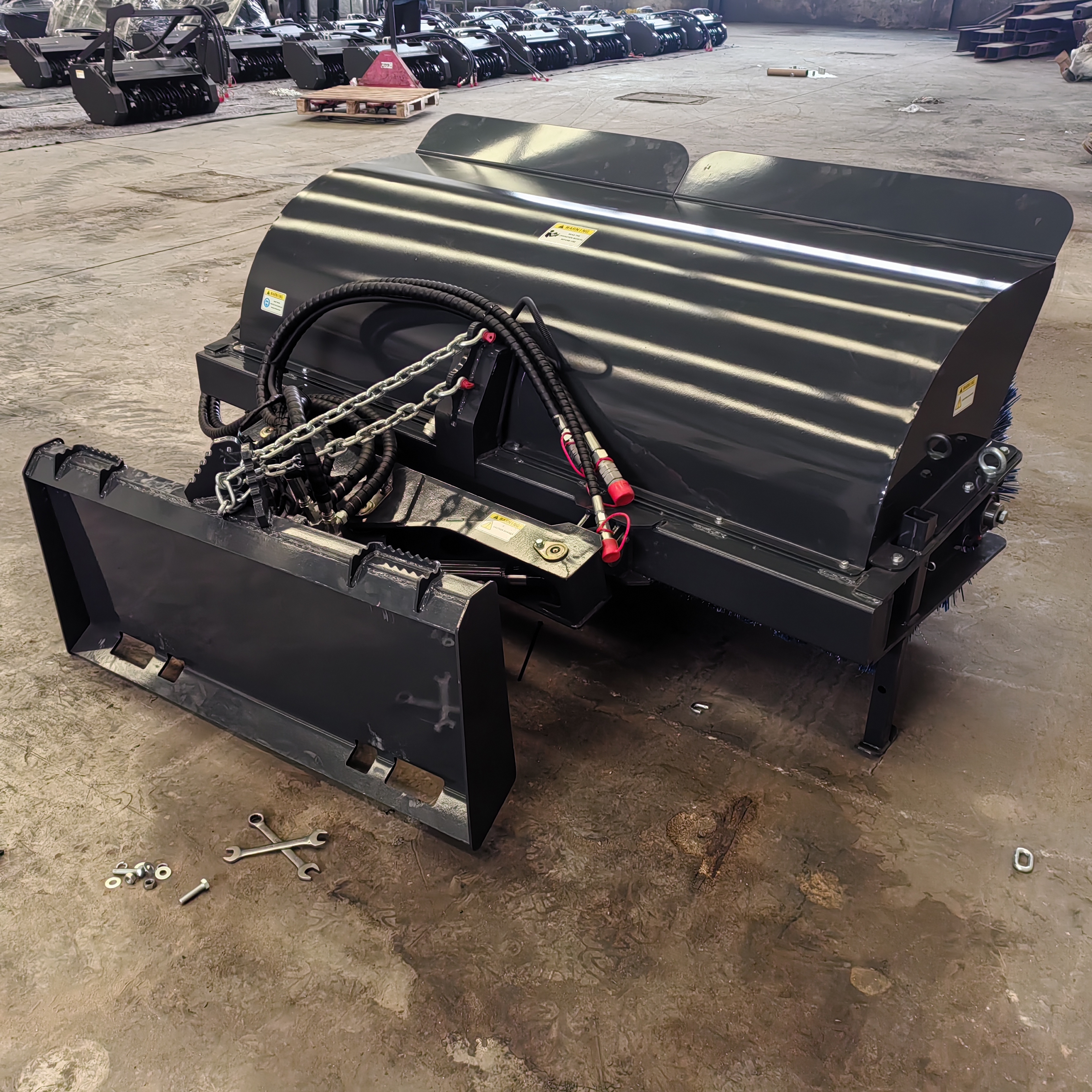 Skid Steer Attachment Angle Sweeper,Manufacturer of Skid Steer Attachments, Forestry Mulcher, Remote Control Lawn Mower ...