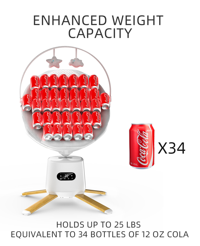 Zoicay Electric Baby Swing - S1000 (White)