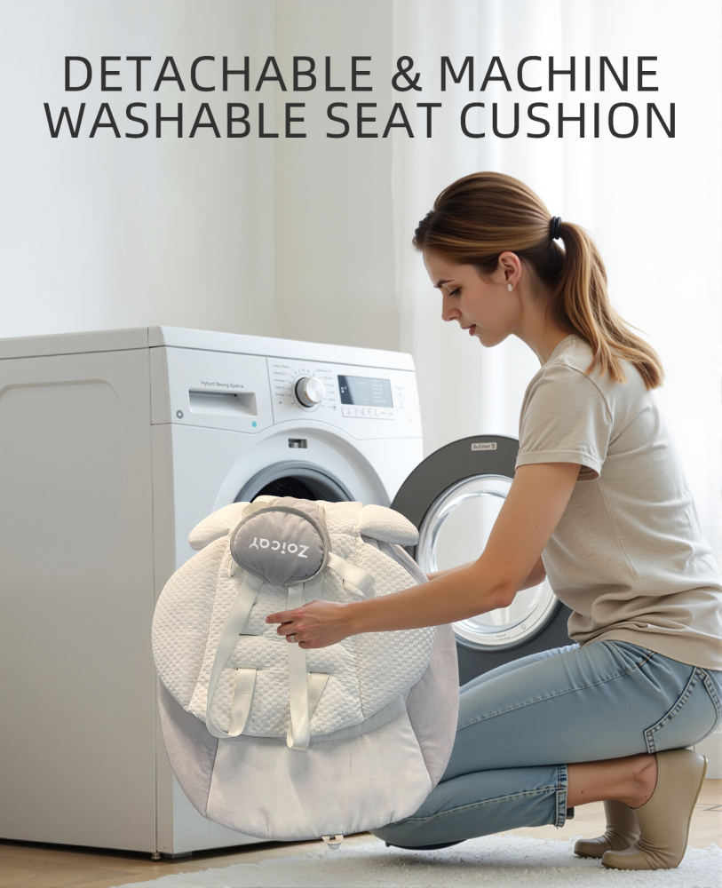 Zoicay Electric Baby Swing - S1000 (White)