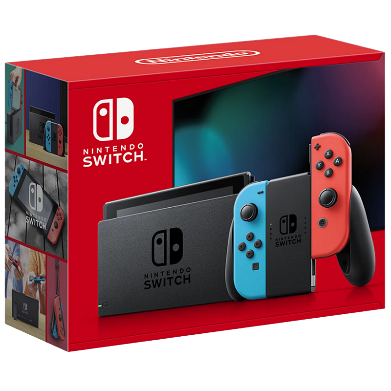 Nintendo Switch OLED Neon Blue + Neon Red