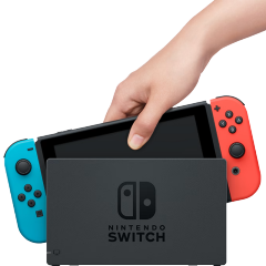 Nintendo Switch OLED Neon Blue + Neon Red