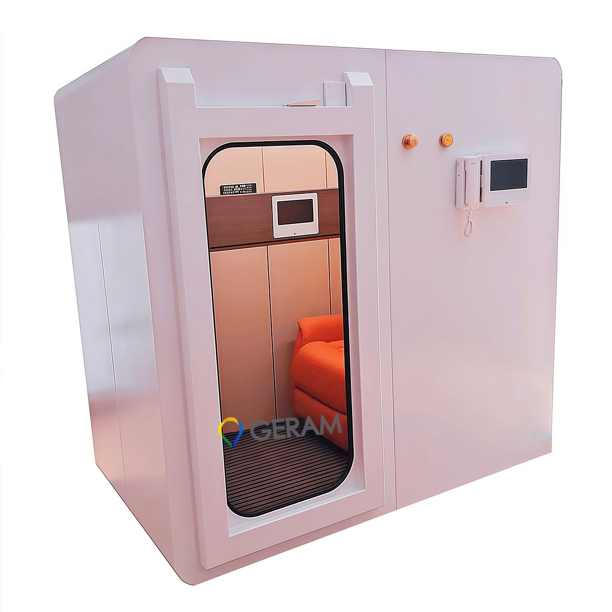 Novo cubo de oxigênio hiperbárico HBOT 2.0ATA sentado com casca dura