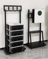 Wall-mountable and stackable home storage