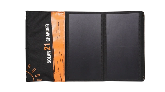 DEMUDA OEM Monocrystalline ETFE Folding Foldable Solar Panel Charger 21W USB Portability Mono Thin Film Flexible Solar Panel