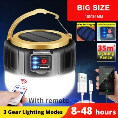 Campinglampe Bulb Portable Emergency Lamp Rechargeable Repair Solar Work Light BBQ Led Camping Lantern