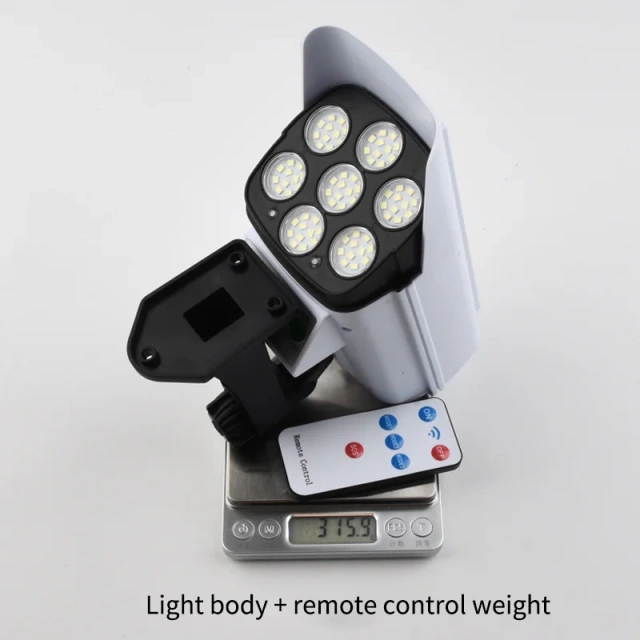Surveillance Cameras LED Simulation Monitoring Security Lighting Solar Motion Sensor Wall Lamp Outdoor