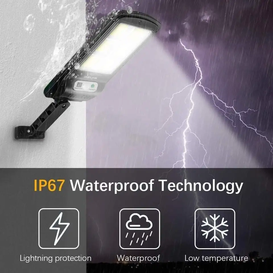Solar Street Lights Outdoor Waterproof Motion Sensor Wall LED Lamp with 3 Lighting Mode Solar Powered Lights for Garden Patio .