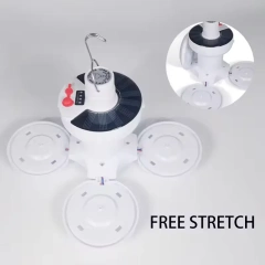 Solar Powered Wholesale Football Lights Outdoor Camping Garden Lights Lighting Folding Emergency Fishing Hiking