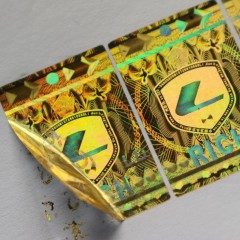 Holographic stickers