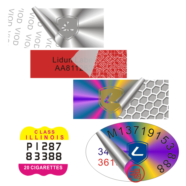 Holographic stickers