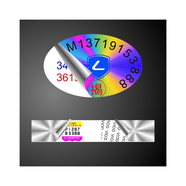 Holographic stickers