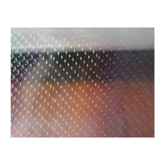 transparent PET/PVC holographic film, laser packaging film, lamination and printing PVC film