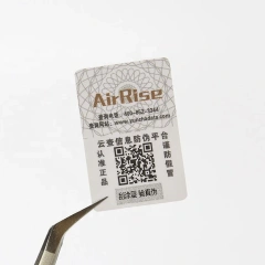 High quality customized printing qr code security scratch unique 2D 3D logo sticker sheet hologram label sticker qr code