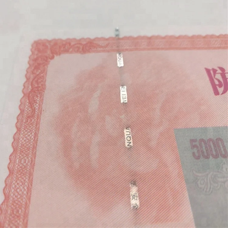 Good Selling Custom Printing Diploma Cover Diploma Holder for Certificate Watermark Paper Security Certificate For University