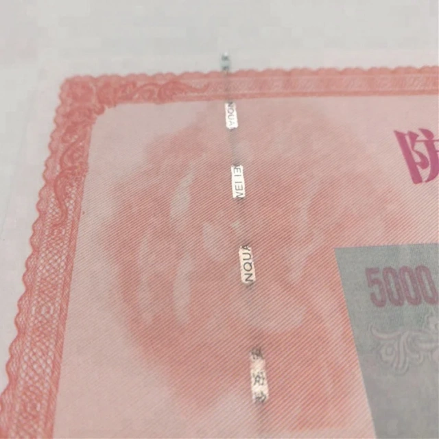 Good Selling Custom Printing Diploma Cover Diploma Holder for Certificate Watermark Paper Security Certificate For University