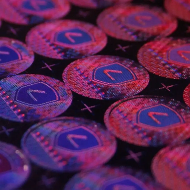 printing custom 3d hologram sticker /3d holographic security label