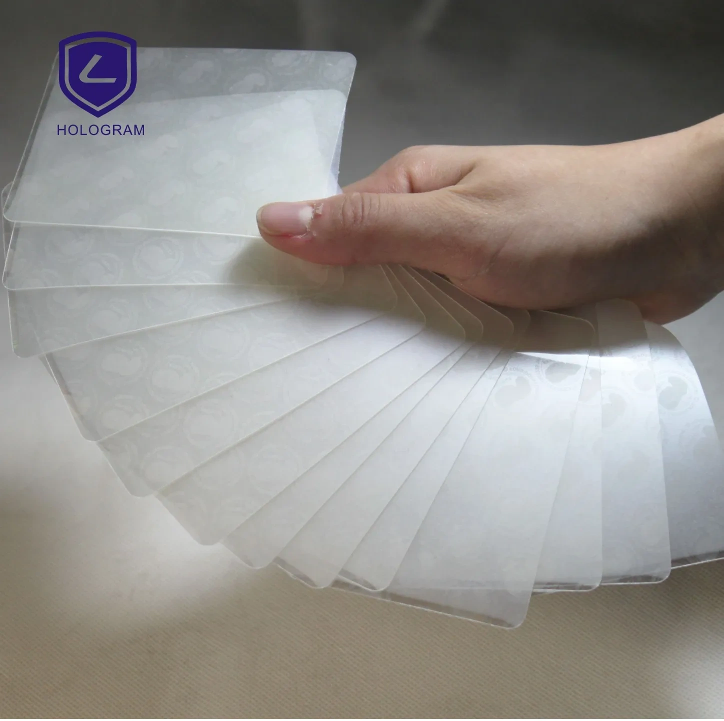 3D laser hologram sticker/anti-fake holographic labels for ID card