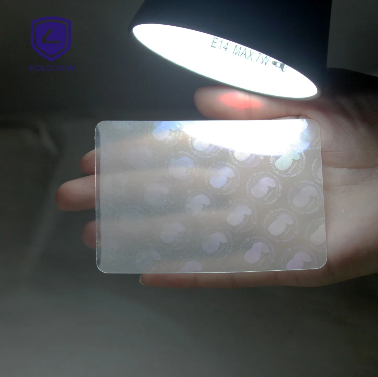 3D laser hologram sticker/anti-fake holographic labels for ID card