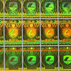 printing custom 3d hologram sticker /3d holographic security label