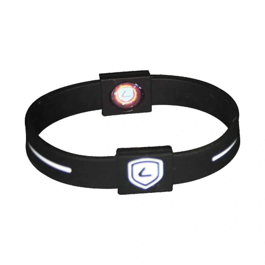 2024 San Francisco New Brand Lidun Hot Sell Silicone Bracelet with Frequency and Hologram Energy
