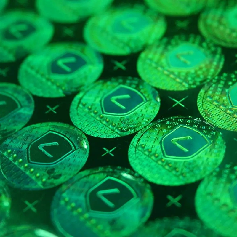 printing custom 3d hologram sticker /3d holographic security label