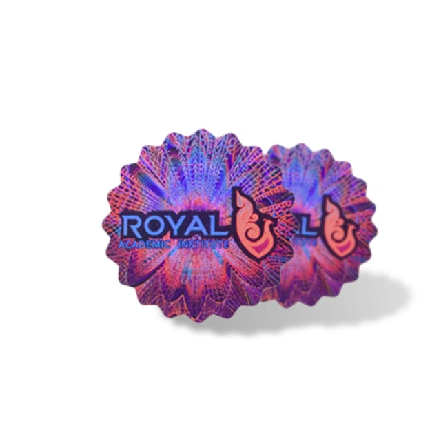 Competitive price high quality custom warranty void if removed bright silver hologram security label stickers