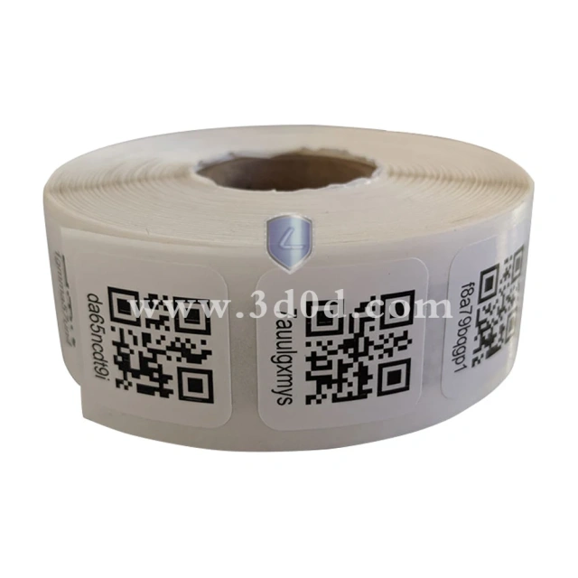 Blank label thermal transfer paper barcode label	transparent adhesive sticker