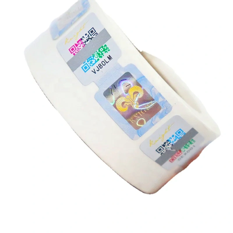High quality customized printing qr code security scratch unique 2D 3D logo sticker sheet hologram label sticker qr code