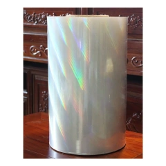 transparent PET/PVC holographic film, laser packaging film, lamination and printing PVC film