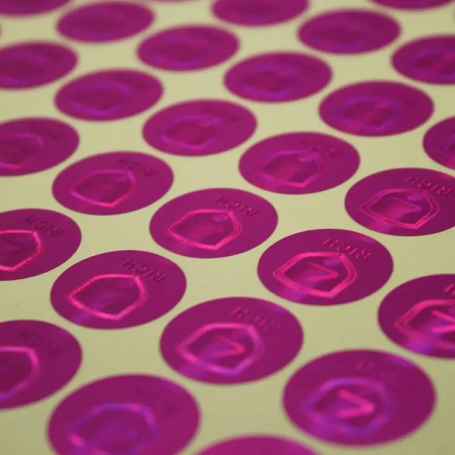 printing custom 3d hologram sticker /3d holographic security label