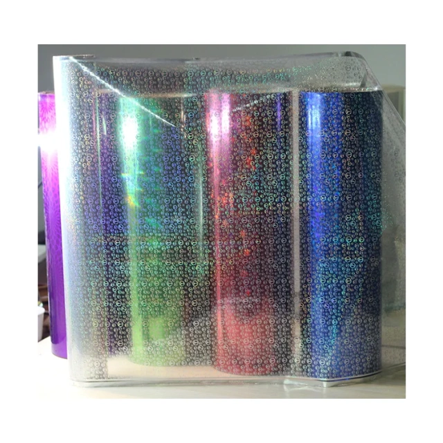 Holographic packaging film for various patterns of gift wrapping