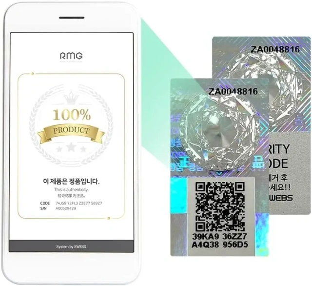 Security hologram stickers serial number warranty void if removed label for security business protection