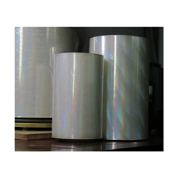 transparent PET/PVC holographic film, laser packaging film, lamination and printing PVC film